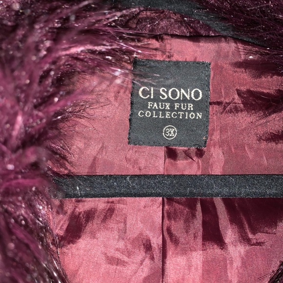 Faux Fir Coat from Fashionova. - Picture 2 of 2